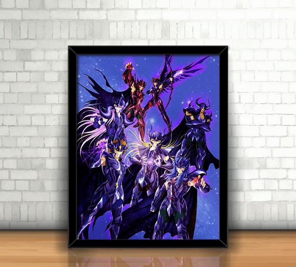 Quadro Cavaleiros do Zodíaco