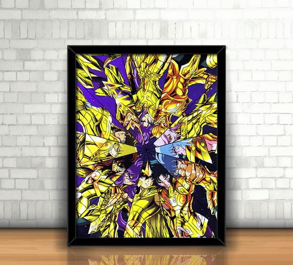 Quadro Cavaleiros do Zodíaco
