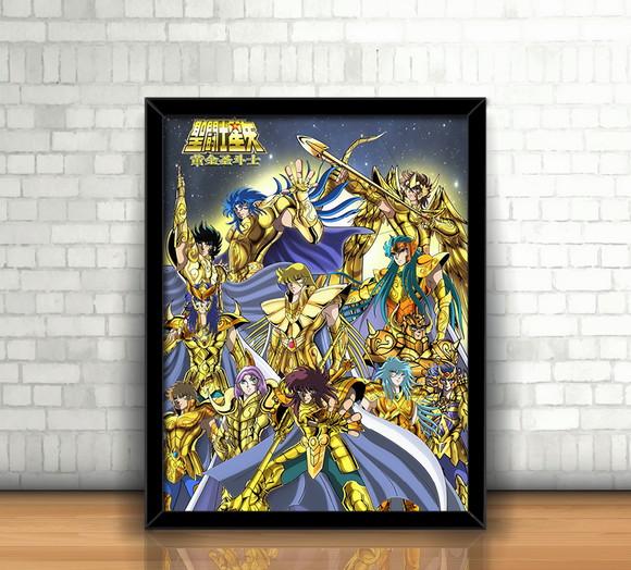 Quadro Cavaleiros do Zodíaco