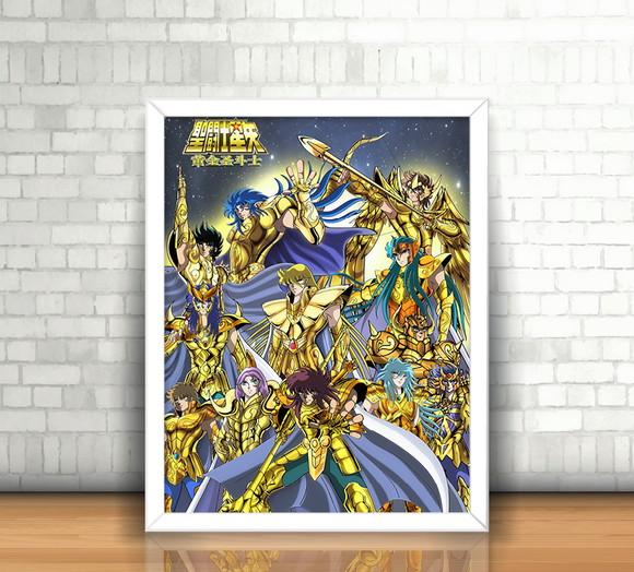 Quadro Cavaleiros do Zodíaco