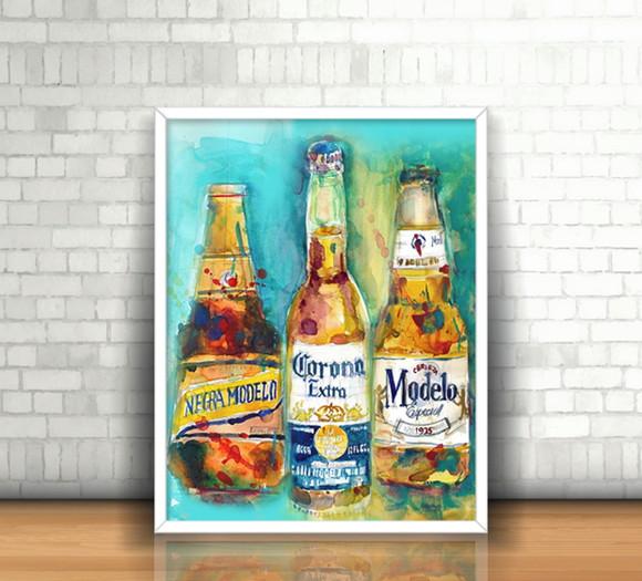 Quadro Cerveja Corona