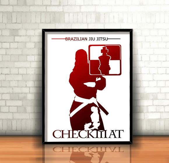 Quadro Checkmat / Brazilian Jiu Jitsu