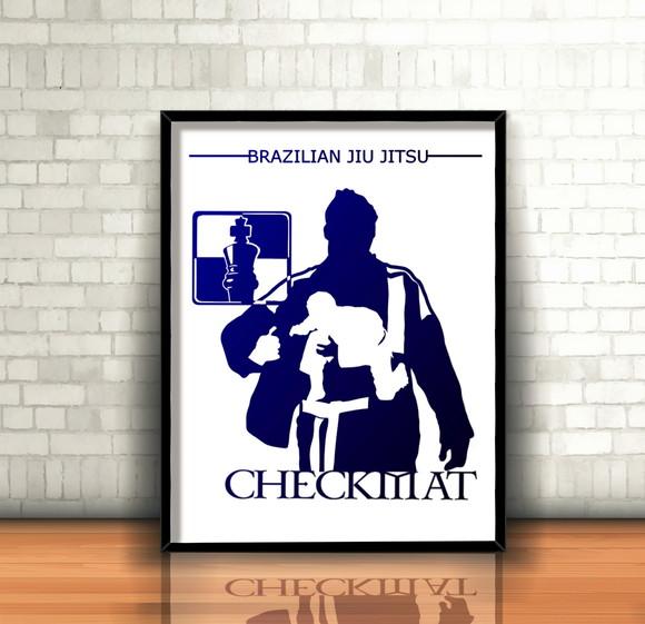 Quadro Checkmat / Brazilian Jiu Jitsu