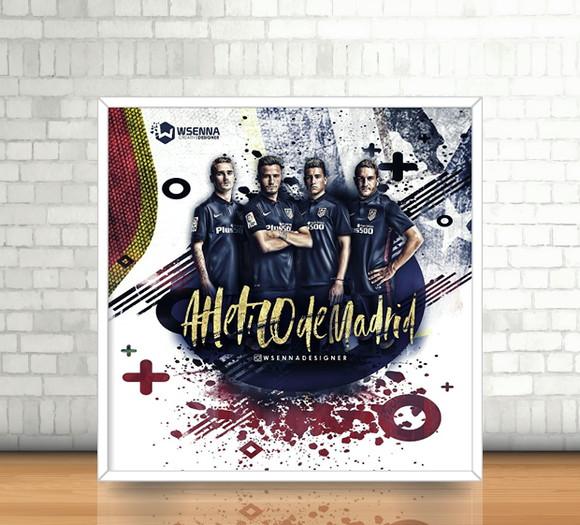 Quadro Club Atlético de Madrid