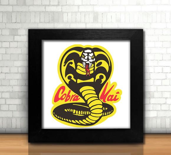 Quadro Cobra Kai (20x20cm)
