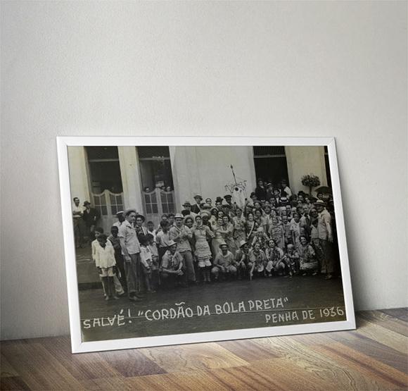 Quadro Cordão do Bola Preta - 1936