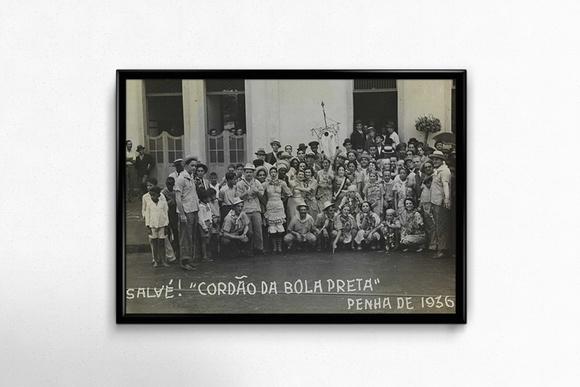 Quadro Cordão do Bola Preta - 1936