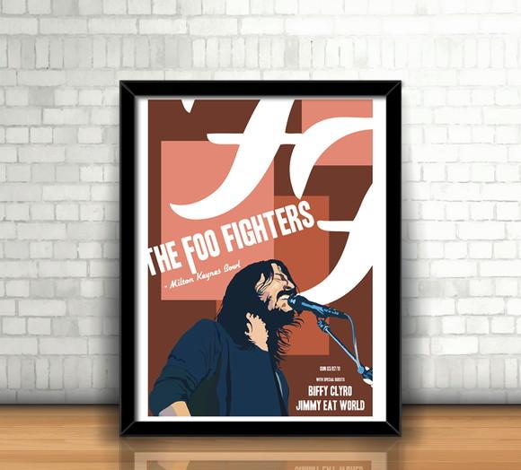 Quadro Dave Grohl / Foo Fighters