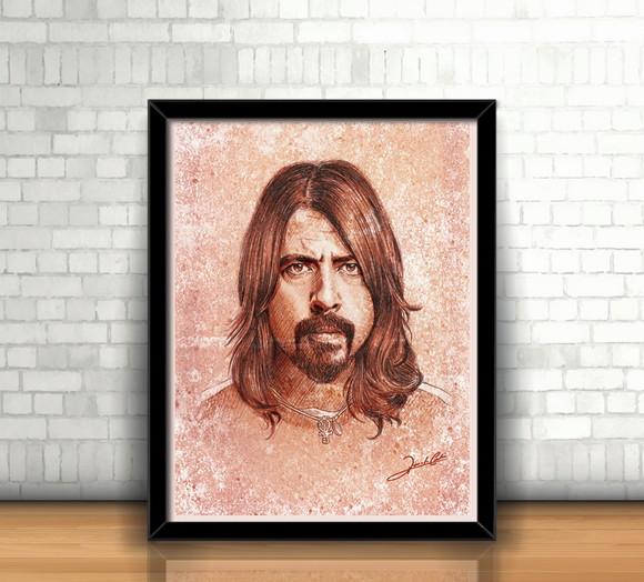 Quadro Dave Grohl / Foo Fighters