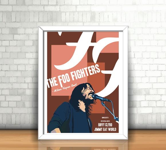 Quadro Dave Grohl / Foo Fighters