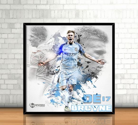 Quadro De Bruyne / Manchester City