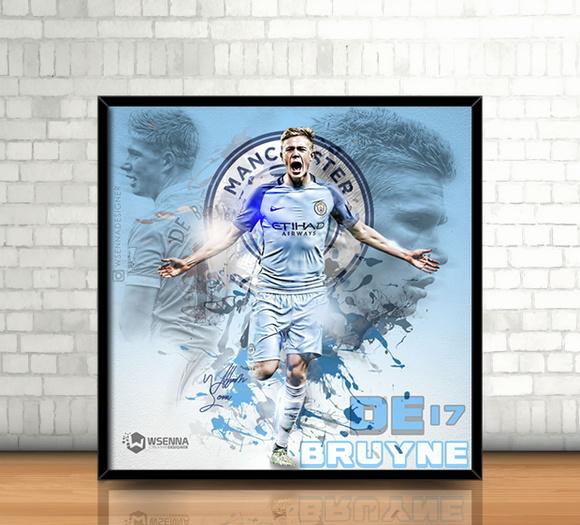 Quadro De Bruyne / Manchester City