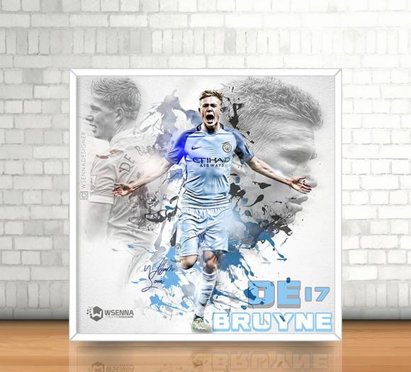 Quadro De Bruyne / Manchester City
