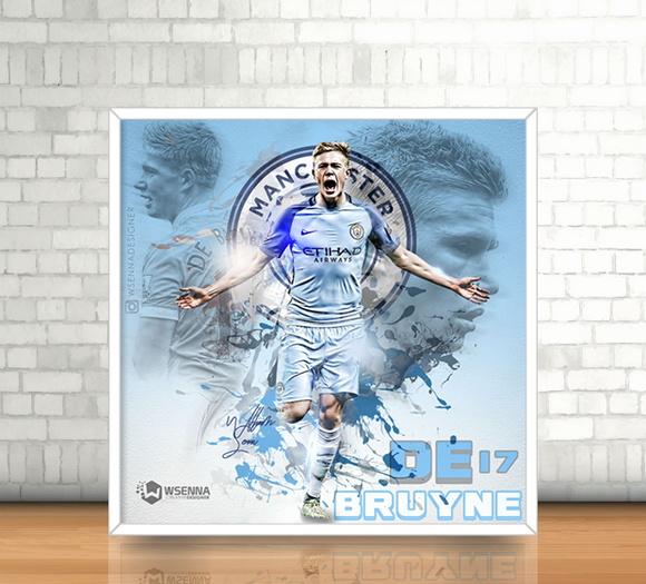 Quadro De Bruyne / Manchester City