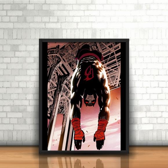 Quadro Demolidor / Defensores / 20x30cm / com Vidro