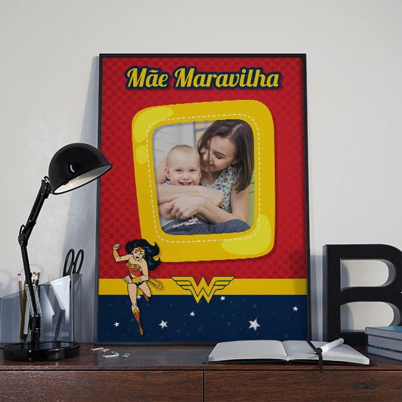 Quadro Dia das Mães / Mãe Maravilha
