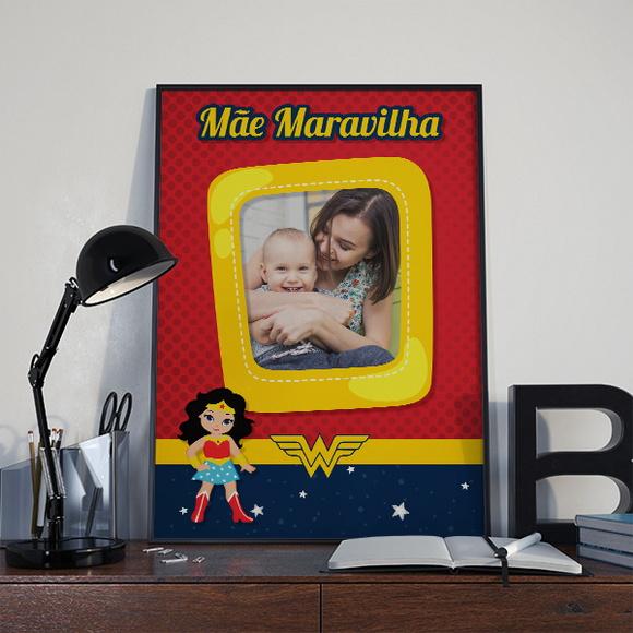 Quadro Dia das Mães / Mãe Maravilha