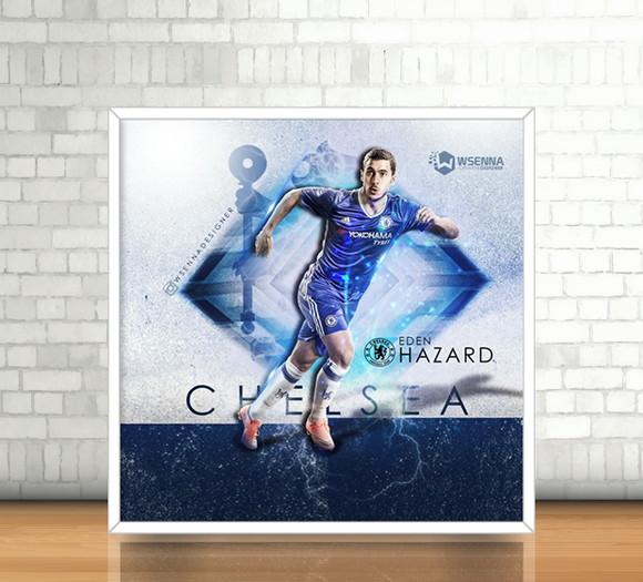 Quadro Eden Hazard / Chelsea