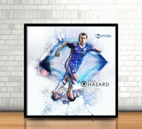 Quadro Eden Hazard / Chelsea