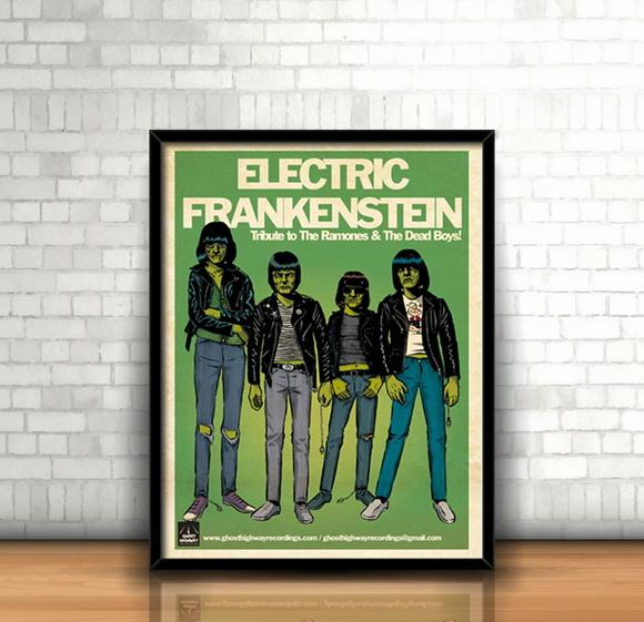 Quadro Electric Frankenstein / Ramones