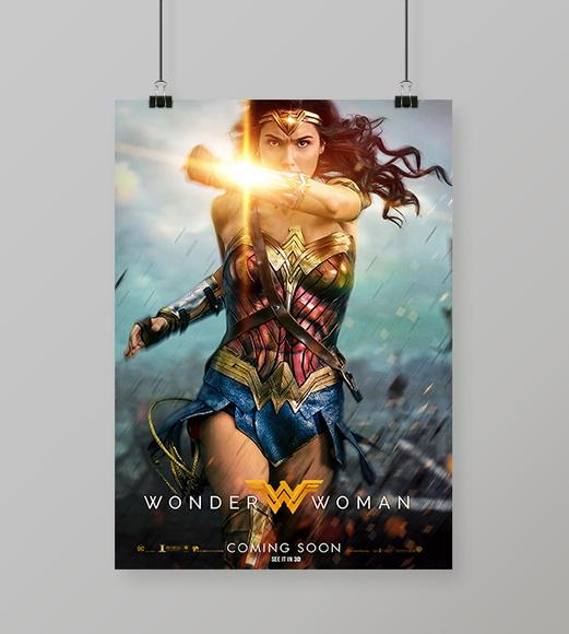 Quadro Filme / Mulher-Maravilha