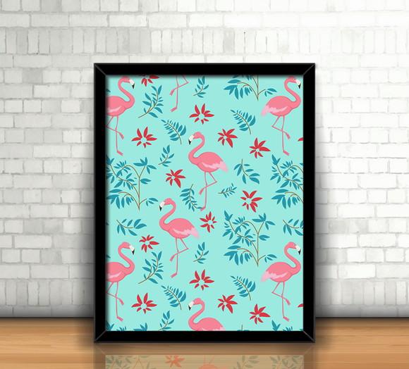 Quadro Flamingo