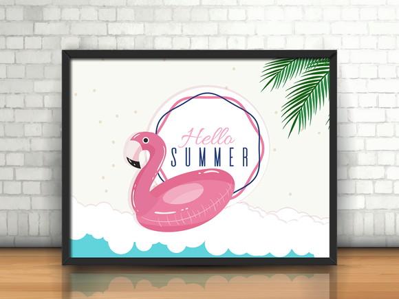 Quadro Flamingo