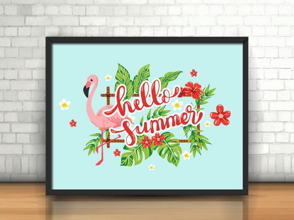 Quadro Flamingo