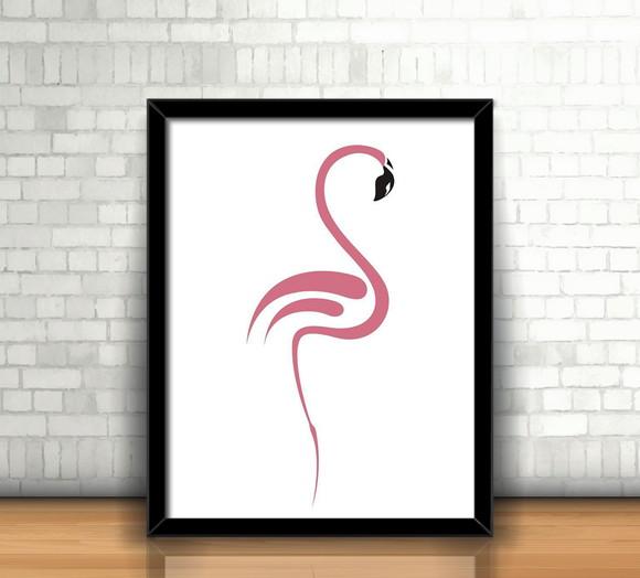 Quadro Flamingo