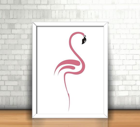 Quadro Flamingo