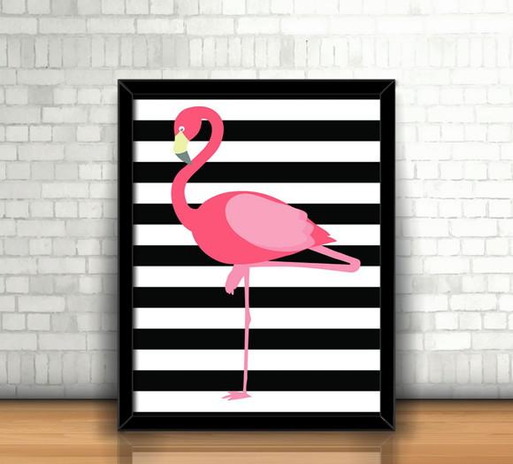 Quadro Flamingo