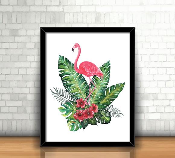Quadro Flamingo