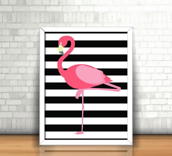 Quadro Flamingo