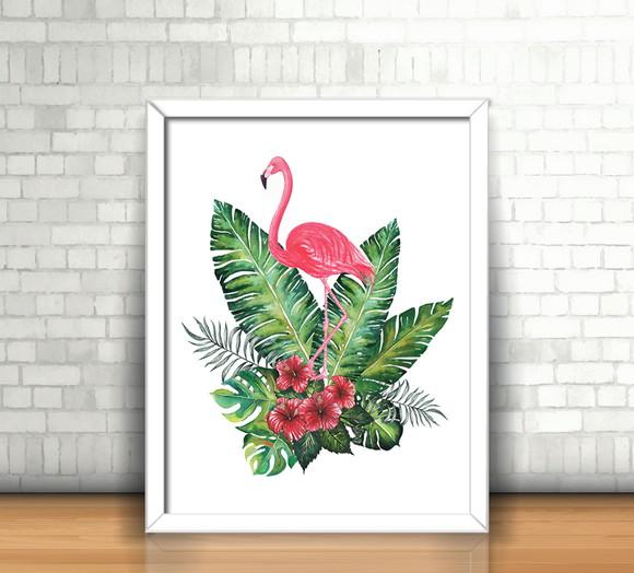 Quadro Flamingo