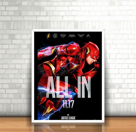 Quadro Flash / Liga da Justiça