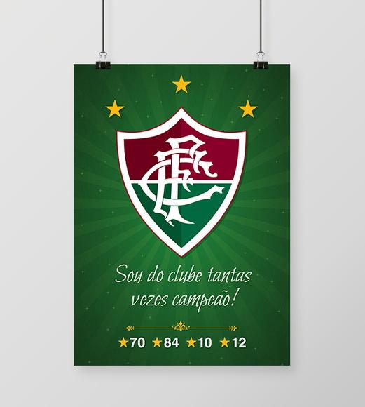 Quadro Fluminense Tetracampeão