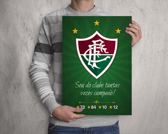 Quadro Fluminense Tetracampeão
