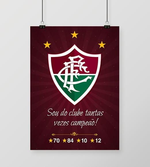 Quadro Fluminense Tetracampeão