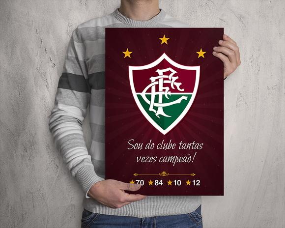 Quadro Fluminense Tetracampeão