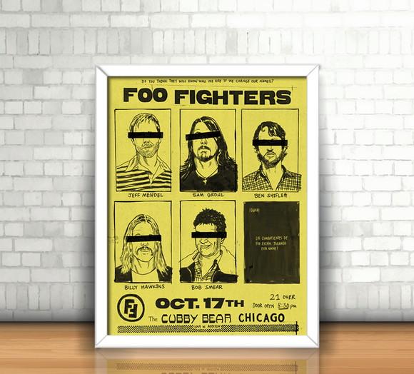 Quadro Foo Fighters