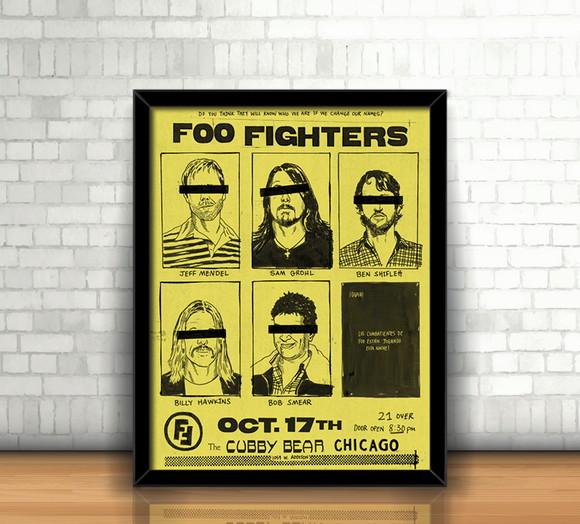 Quadro Foo Fighters