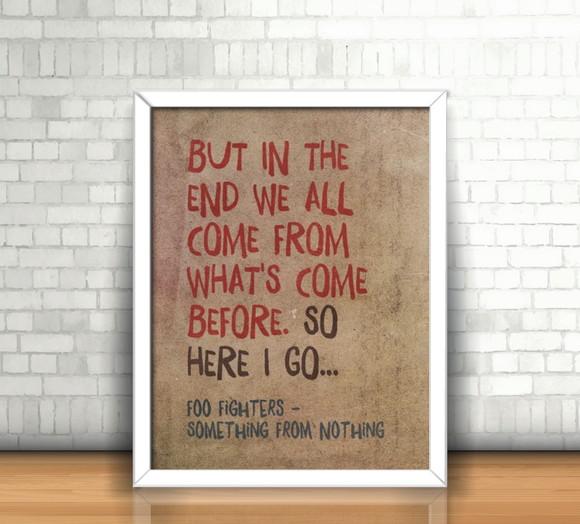 Quadro Foo Fighters