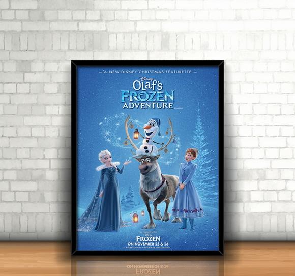 Quadro Frozen Uma Aventura de Olaf