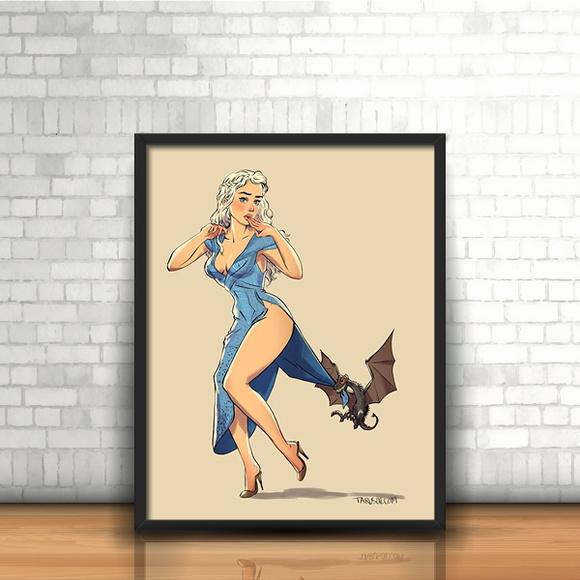 Quadro Game of Thrones Pinups