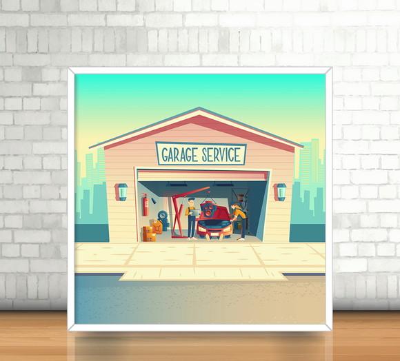 Quadro Garagem