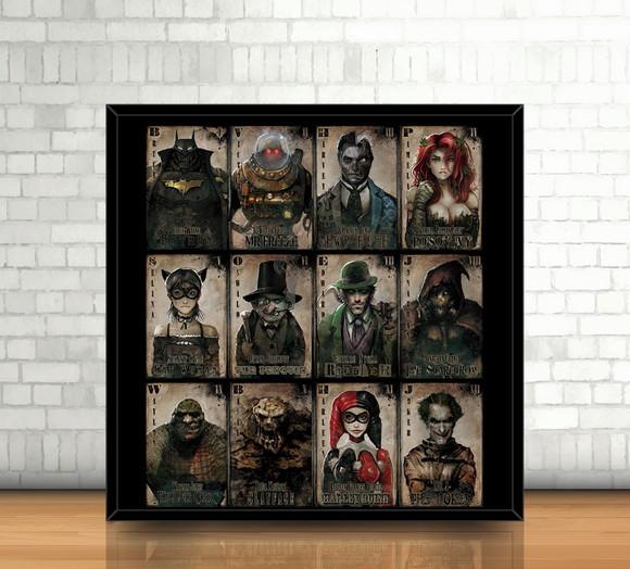 Quadro Gotham / Steampunk (20x20cm)