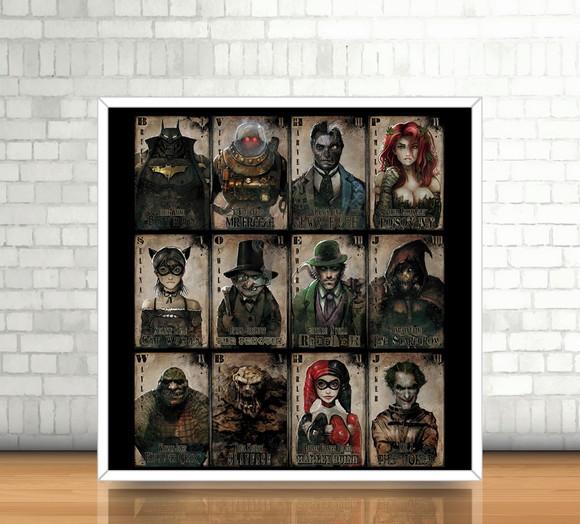 Quadro Gotham / Steampunk (20x20cm)