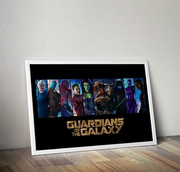 Quadro Guardiões da Galáxia
