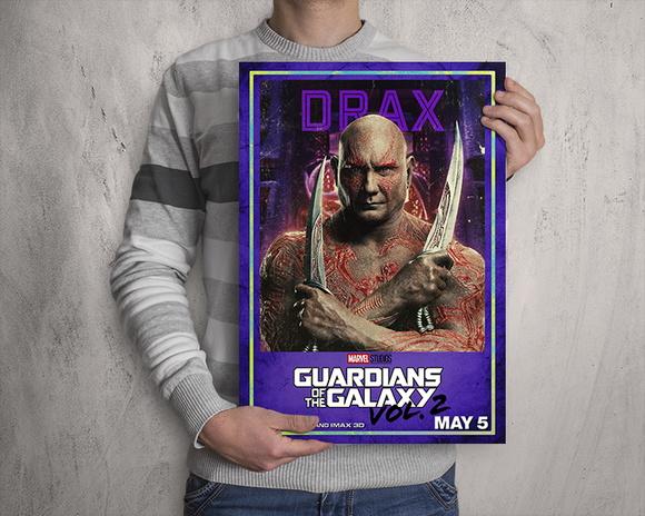 Quadro Guardiões da Galáxia / Drax