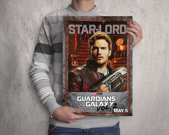 Quadro Guardiões da Galáxia Peter Quill